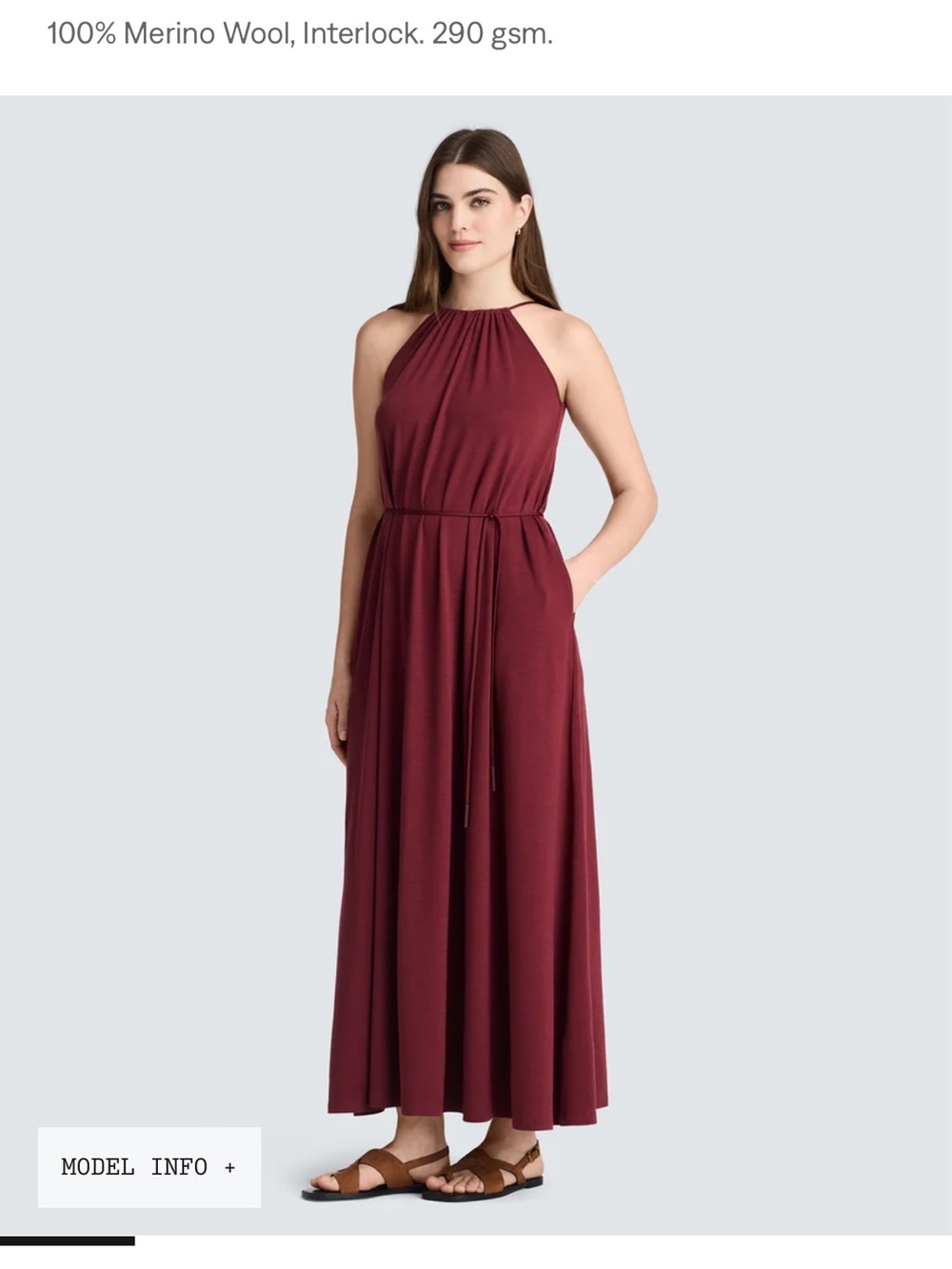 Unbound Merino - Women's Merino Halter Dress